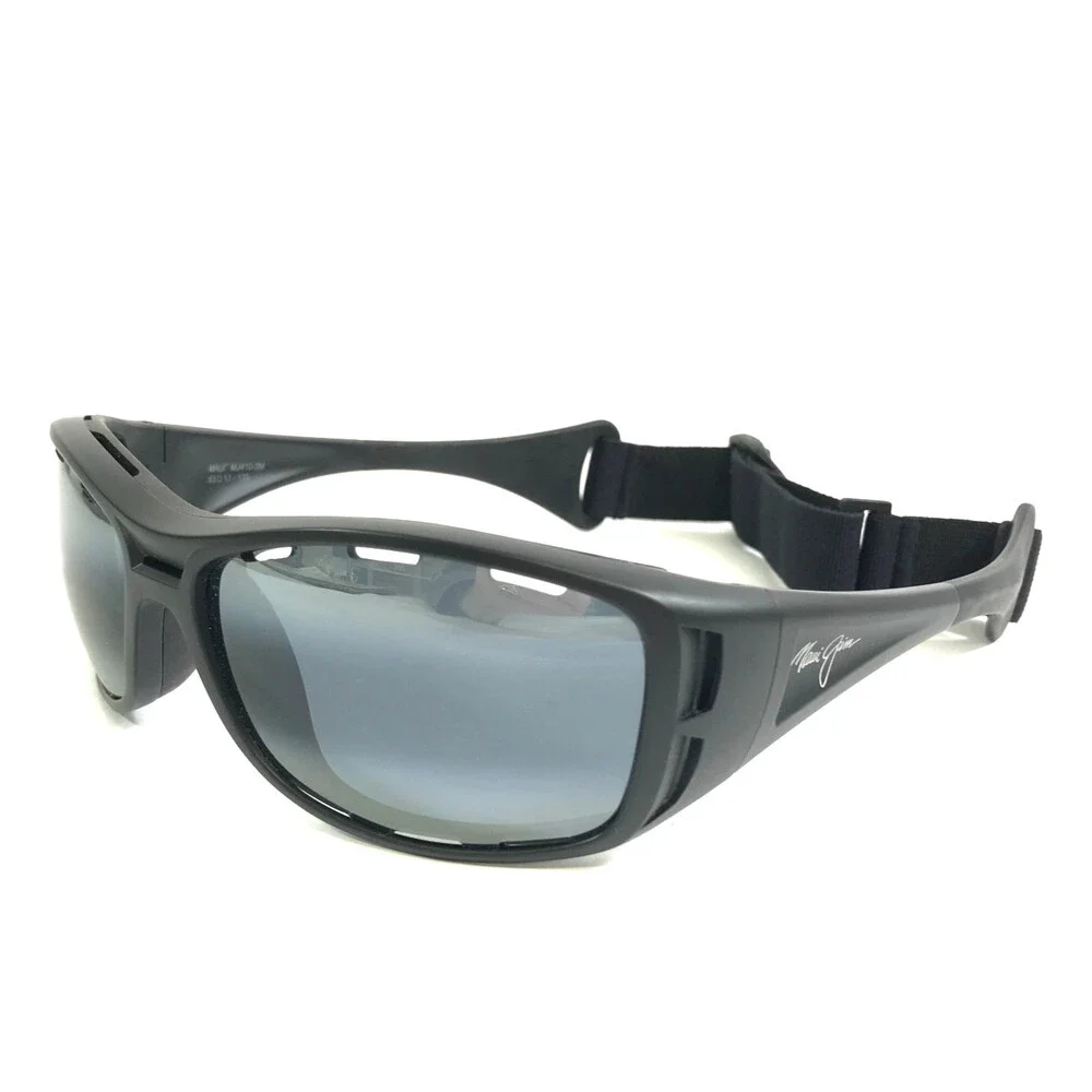 Maui Jim Sunglasses WATERMAN MJ410-2M Matte Black Frames w/ Neutral Gray Lenses